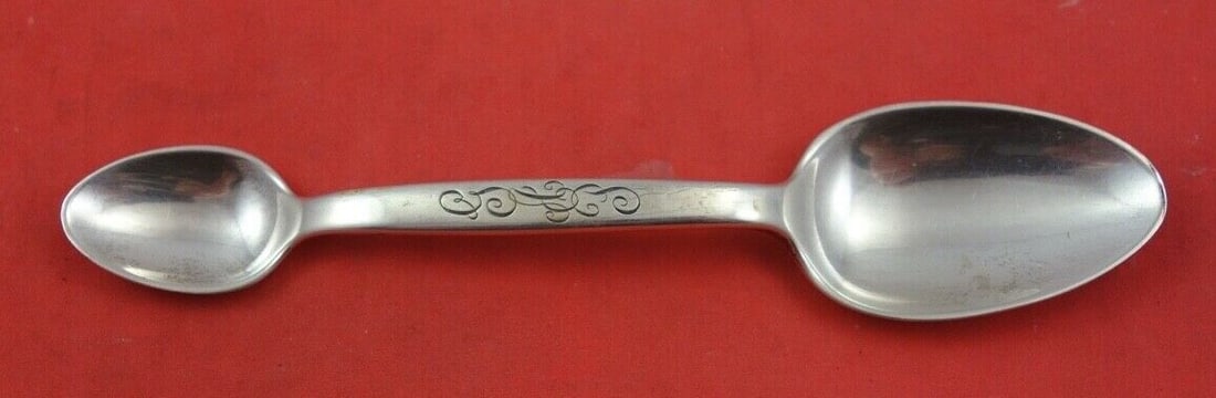Shreve & Co Old English Sterling Silver Medicine Spoon 5 3/8 inches (1 of 2)