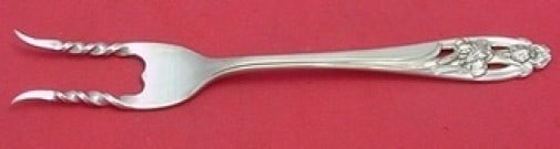 International Sterling Silver Iris Baked Potato Fork 7.25 Inch Custom (1 of 2)