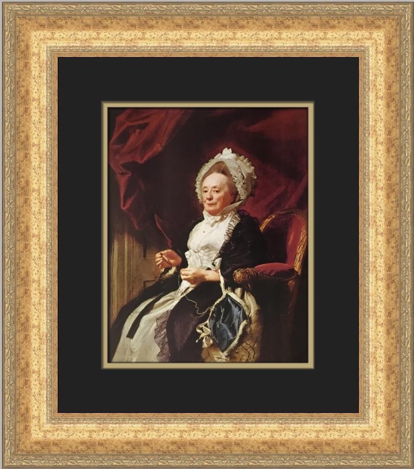 John S Copley Portrait of Mrs Seymour Fort Custom Framed Print 1979 (1 of 2)