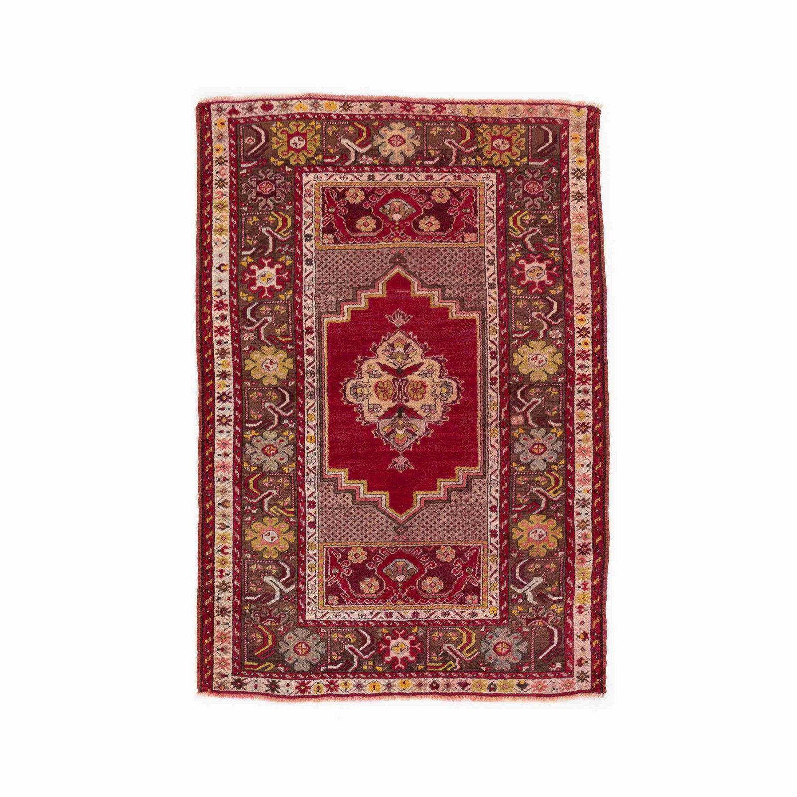 Authentic Handmade Anadol Wool Carpet 42.5 x 63 Double Knots (1 of 8)