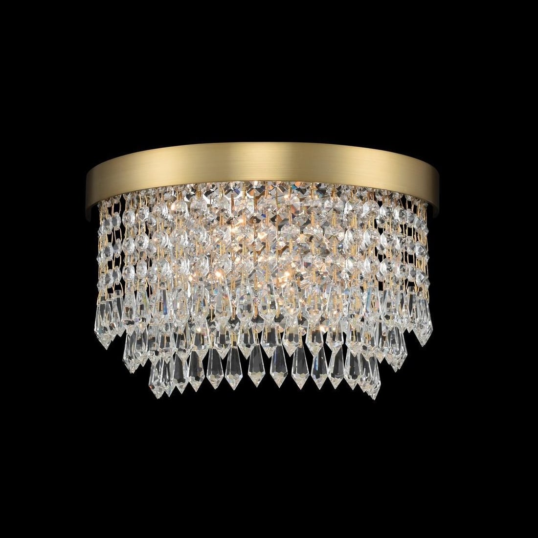Kalco Tavo 2-Light Wall Sconce Firenze Crystal Brass (1 of 1)