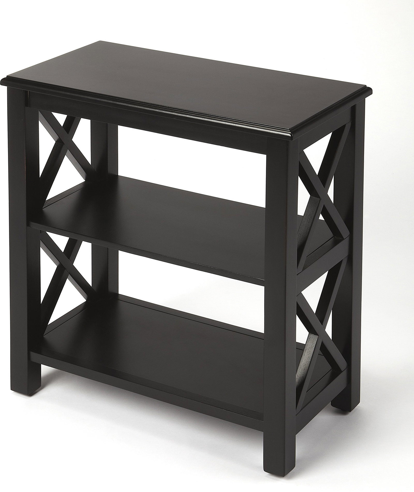 Butler Vance Compact Bookcase Black Licorice Petite Design (1 of 3)