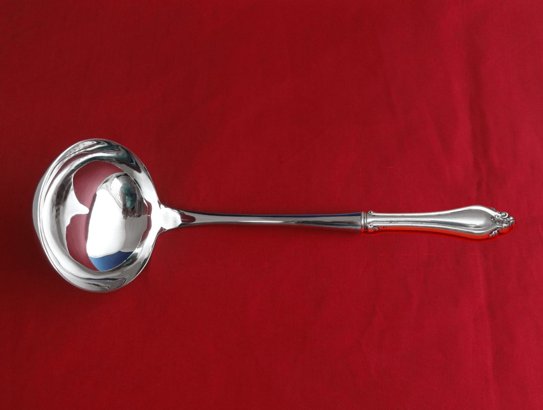 Reed and Barton La Perle Sterling Silver Soup Ladle 10 1/2 Custom Made (1 of 2)