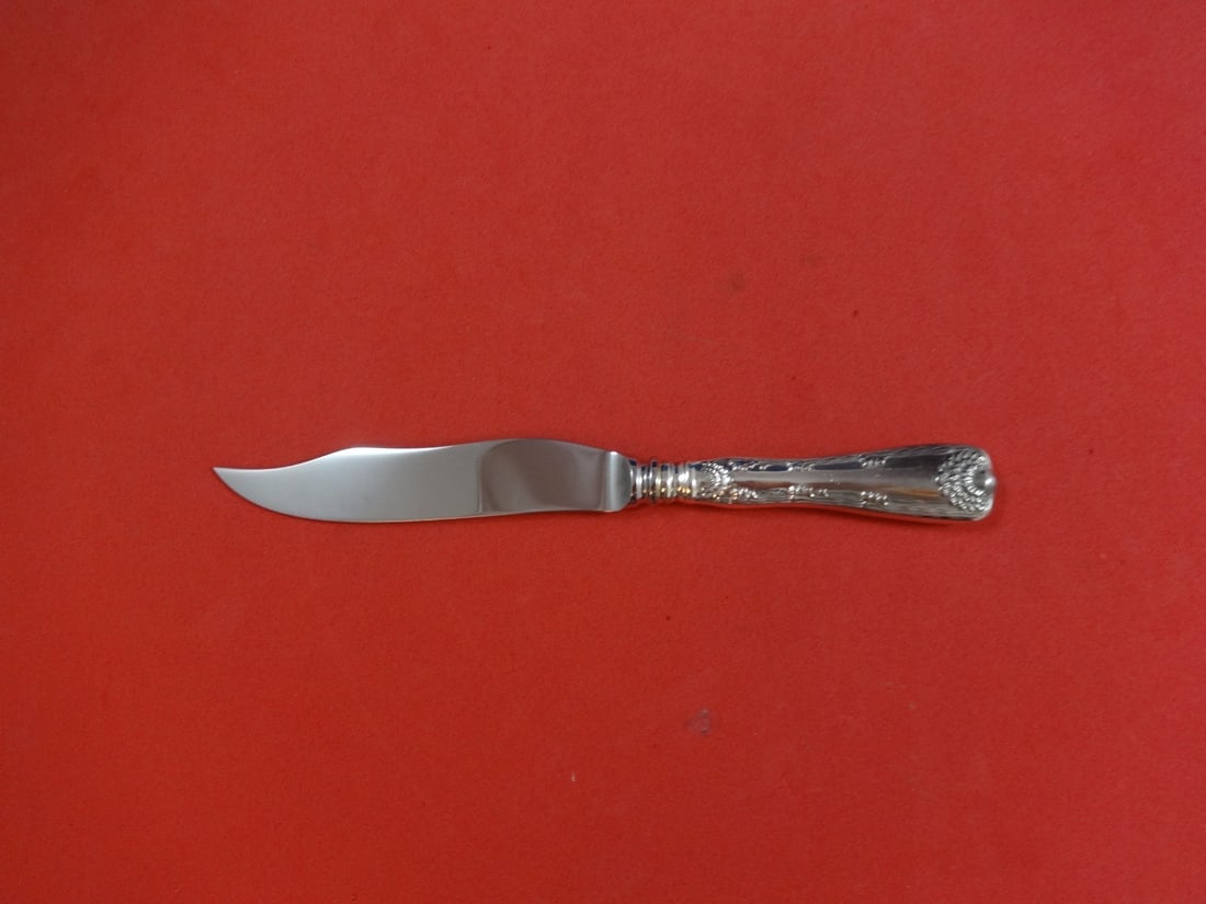 Tiffany & Co. Wave Edge 8 Inch Sterling Silver Fish Knife (1 of 1)