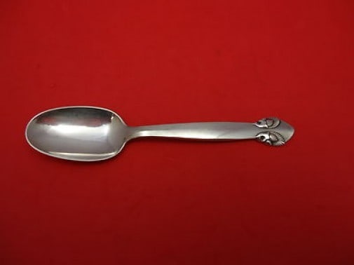 Georg Jensen Bittersweet Sterling Silver Coffee Spoon 4.75 inches: Georg Jensen Bittersweet Sterling Silver Coffee Spoon 4.75 inches This exquisite coffee spoon from the Bittersweet pattern by Georg Jensen is crafted in sterling silver and measures 4 3/4 inches in le