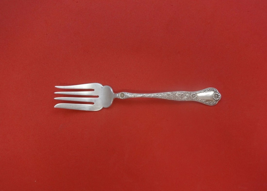 Gorham Marguerite Sterling Silver Salad Fork 5 7/8 Inch (1 of 1)