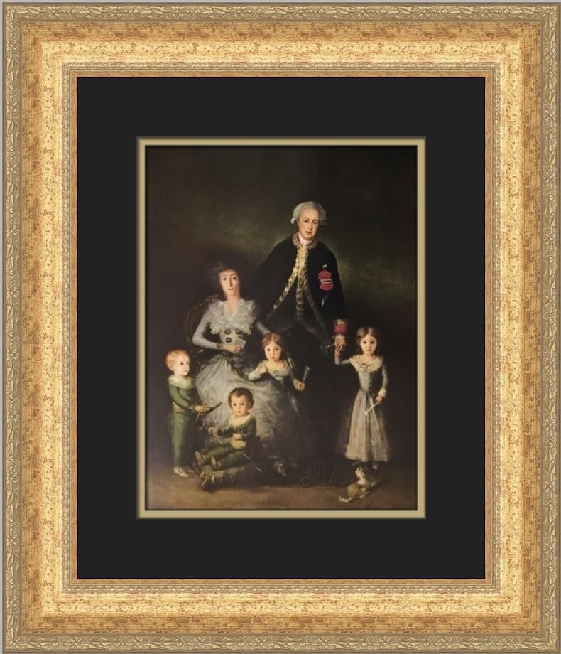 Francisco De Goya Duke & Duchess of Osuna Custom Framed Print (1 of 2)