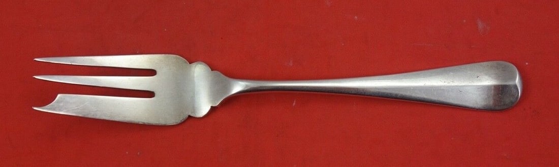 Crichton Rattail Sterling Silver Salad Fork 3-Tine 6 3/8 Inch (1 of 2)