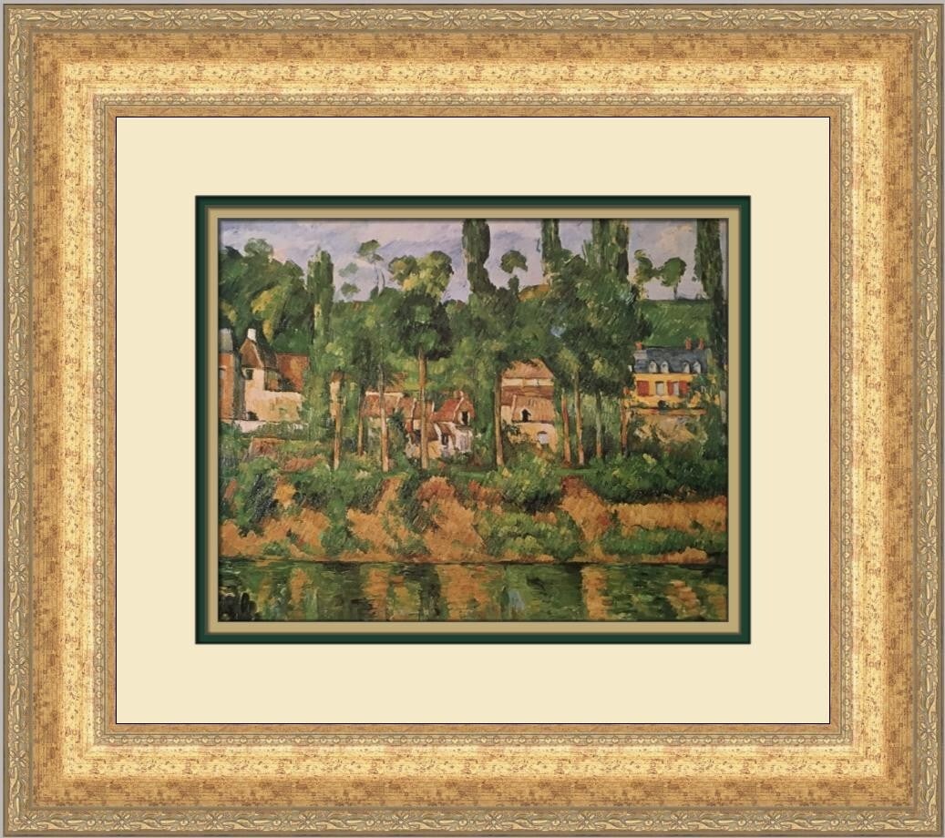 Paul Cezanne Zola's House Custom Framed Print 1982 Landscape Art (1 of 2)