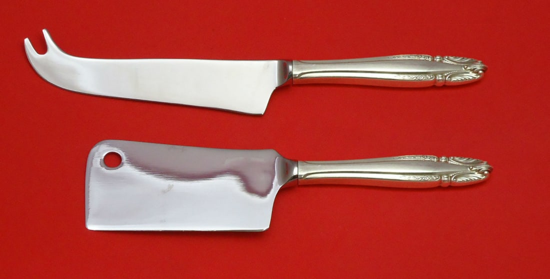 Wallace Stradivari Sterling Silver 2pc Cheese Server Set Custom Made (1 of 1)