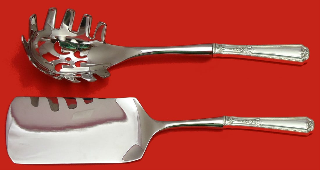 Towle Louis XIV Sterling Silver Pasta Server Set 2PC Custom Made (1 of 1)