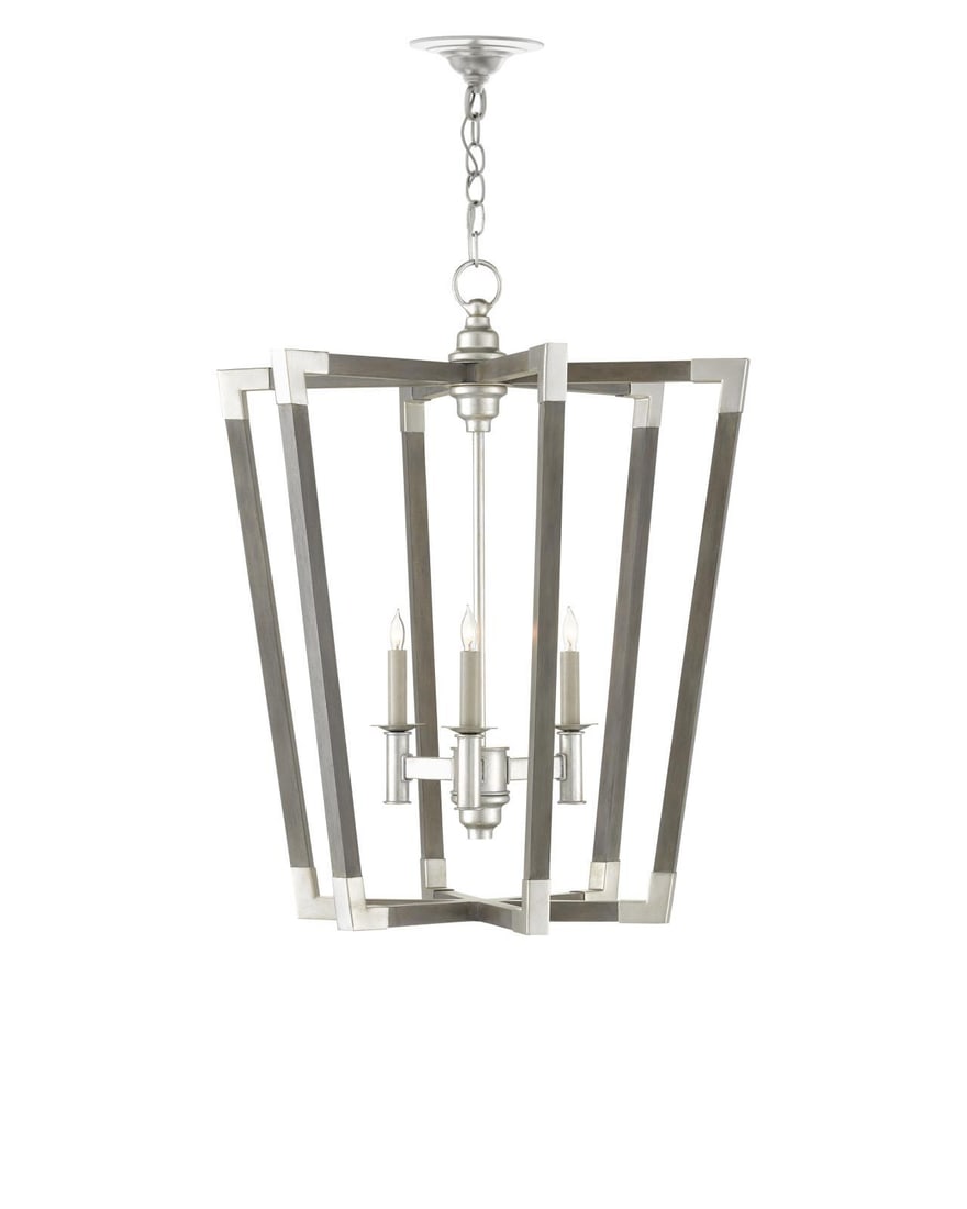 Currey Bastian Adjustable Arts and Crafts Gray Chandelier (1 of 4)
