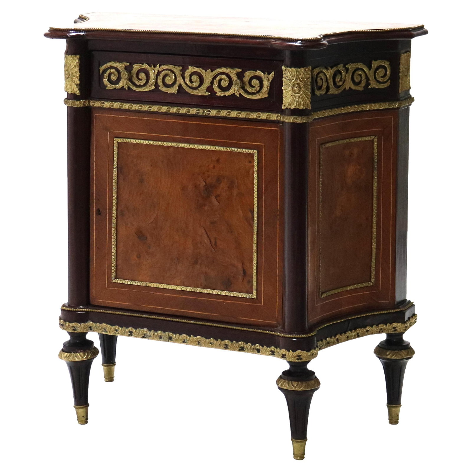 Louis XVI Style Rosewood Kingwood Ormolu Side Cabinet 20th Century (1 of 12)