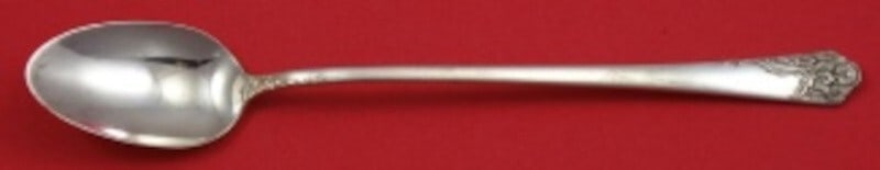 Amston Ecstasy Sterling Silver Iced Tea Spoon 7 1/8 Inch (1 of 2)