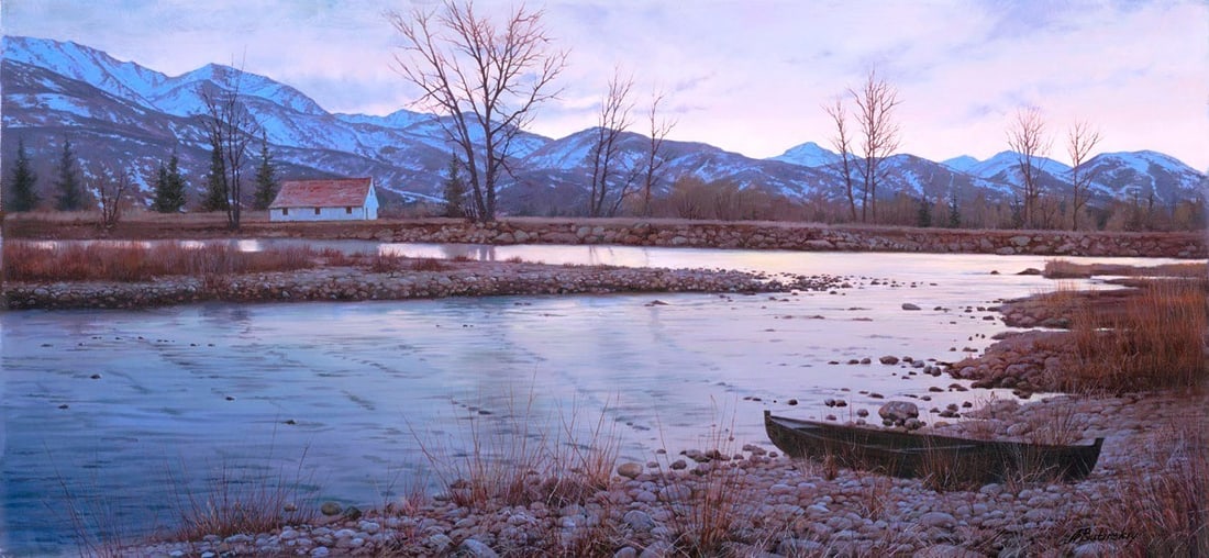 Alexei Butirskiy Limited Edition North Fork Creek Giclee Canvas Art (1 of 1)