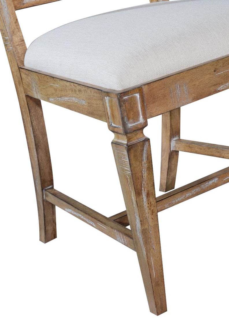 Uptown Regency Style Side Chair in Beachwood Sand Linen (1 of 6)