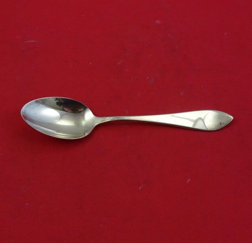 Birks Tudor Plain Sterling Silver Teaspoon 6 Inch Unmonogrammed (1 of 2)