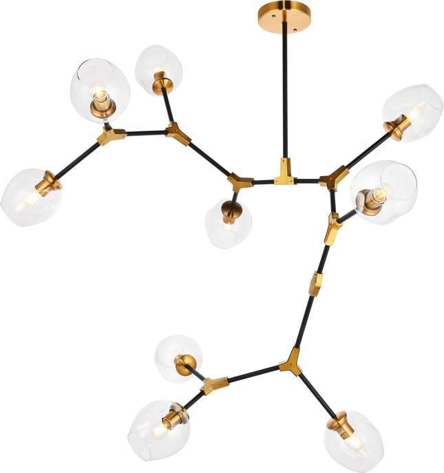 Elegant Lighting Cavoli Victorian Pendant Lamp Clear Crystal Finish (1 of 1)