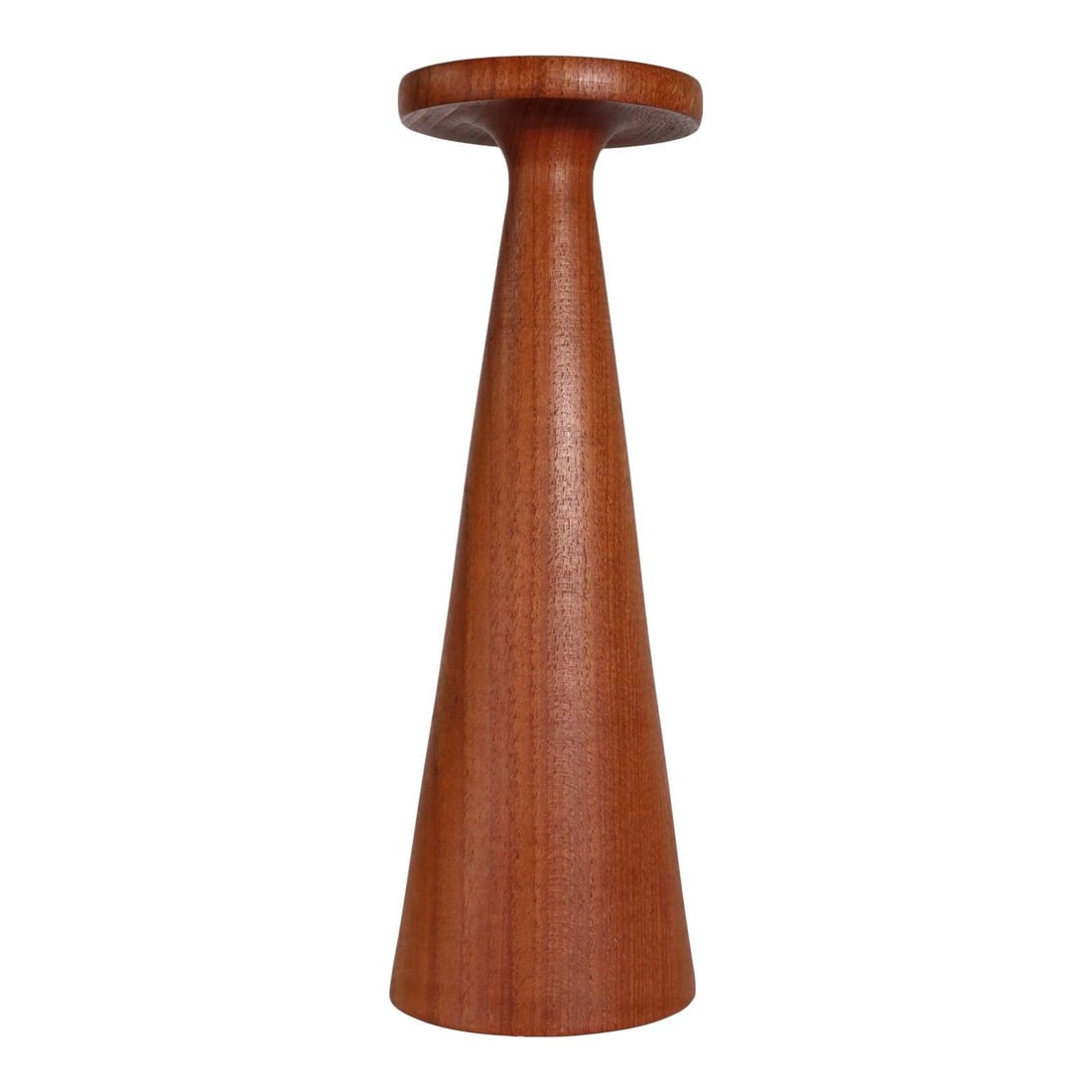 Tall Teak Danish Modern Taper Candlestick by Anri Italy 1960s (1 of 8)