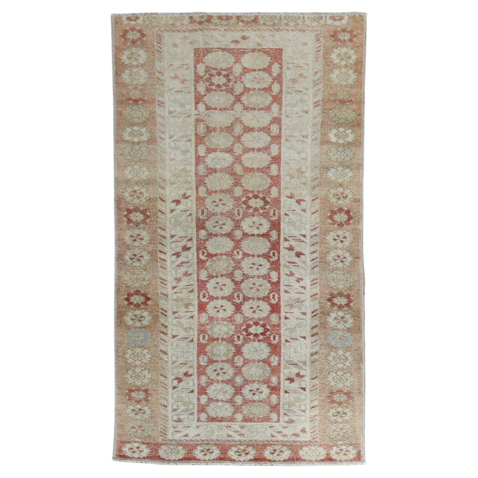 Early 20th Century Persian Kurd Tribal Wool Scatter Rug 33 x 61 (1 of 8)