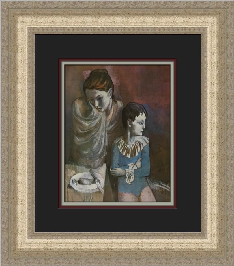 Pablo Picasso Tumblers Custom Framed Art Print 1972 Expressionism (1 of 2)