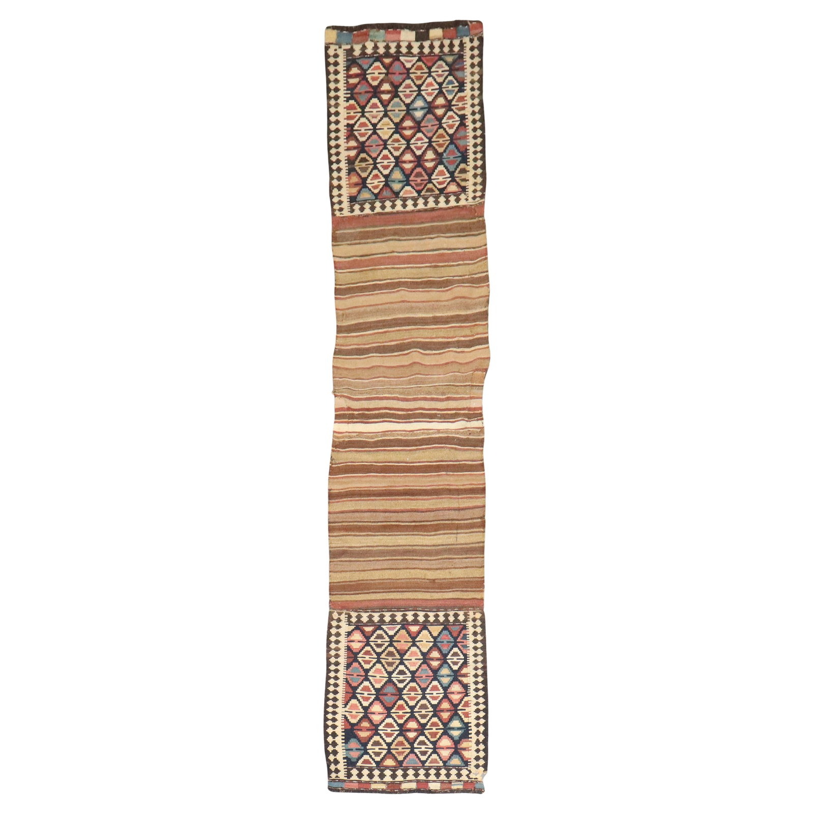 19th Century Kazak Wool Kilim Rug from Zabihi Collection (1 of 11)