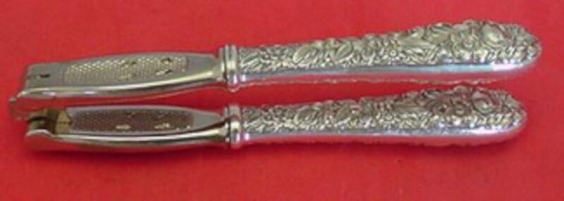 Kirk Repousse Sterling Silver Nut Cracker 6 1/4 Inches (1 of 1)