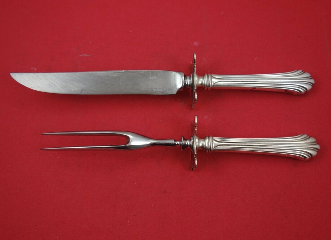 Stieff Homewood Sterling Silver 2-Piece Steak Carving Set (1 of 2)