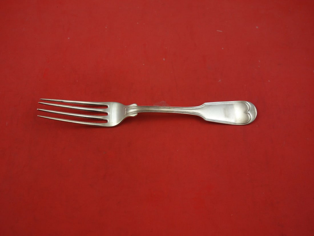 Puiforcat Filet Contour Sterling Silver Dinner Fork 7 3/4" (1 of 2)