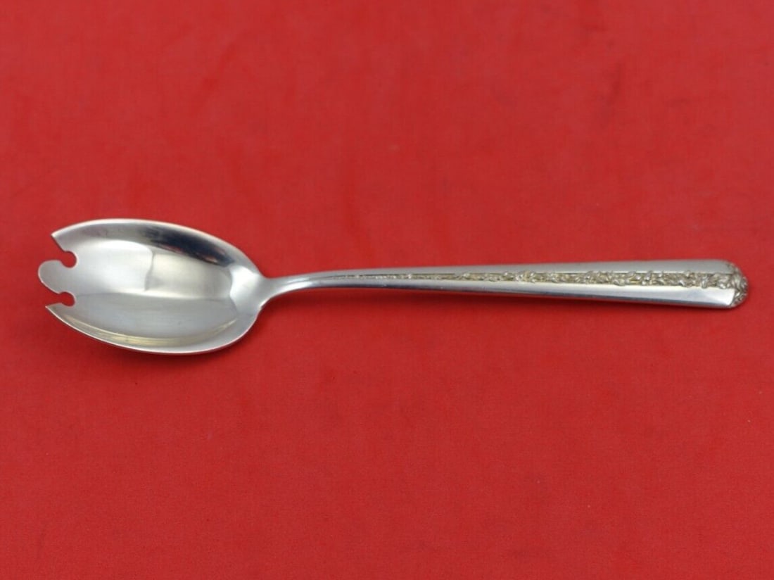 Towle Rambler Rose Sterling Silver Ice Cream Fork Custom 5 3/4" (1 of 3)