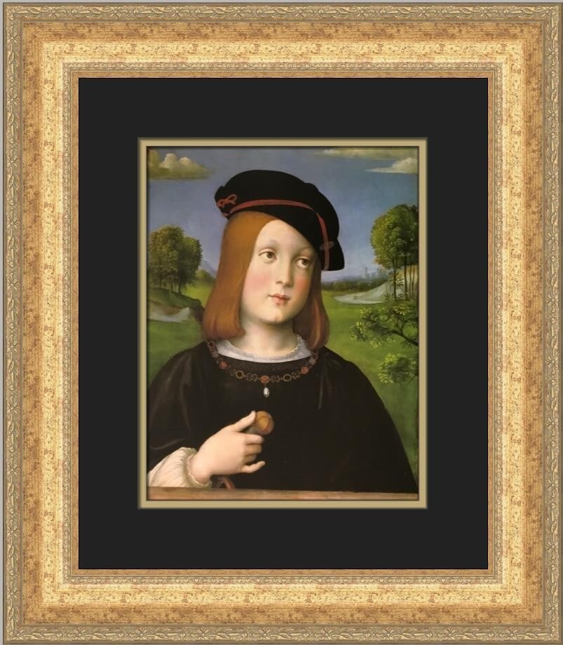 Francesco Francia Portrait of Federigo Gonzaga Custom Framed Print 20x17 (1 of 2)