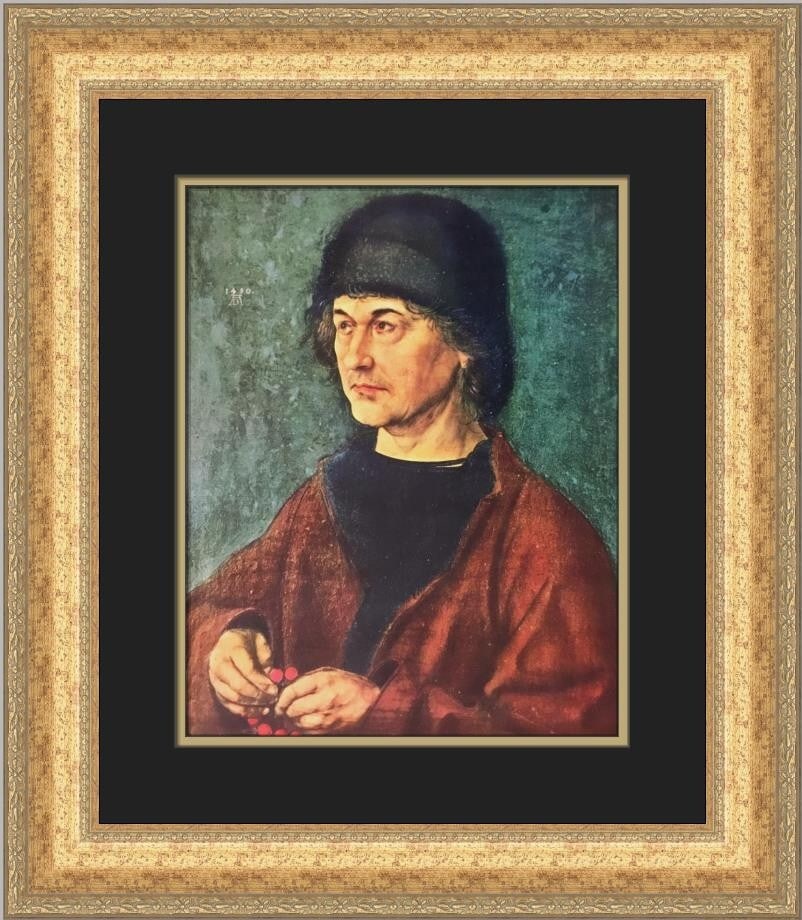 Albrecht Durer Portrait of the Artist's Father Framed Print 1972 (1 of 2)