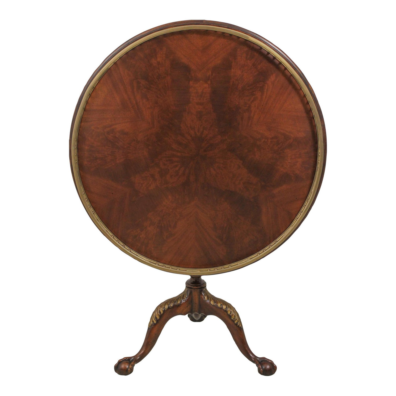 Theodore Alexander George II Mahogany Tilt Top Table Repolioca Collection (1 of 10)