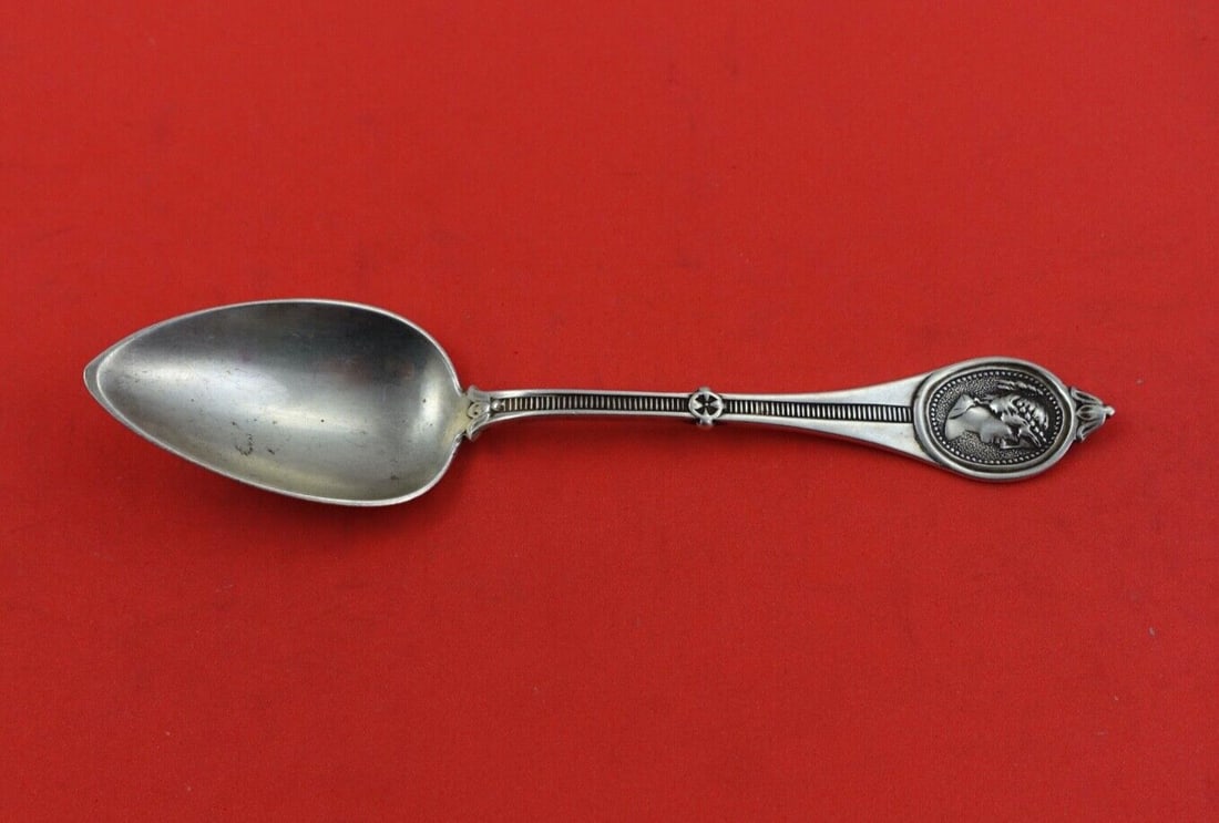 Sperry D. Brower Medallion Sterling Silver Teaspoon 5 3/4" (1 of 2)