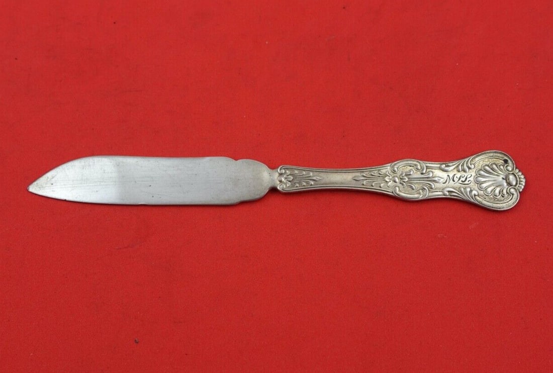 Gorham Kings III Sterling Silver Fruit Knife 6 5/8" Monogrammed (1 of 3)