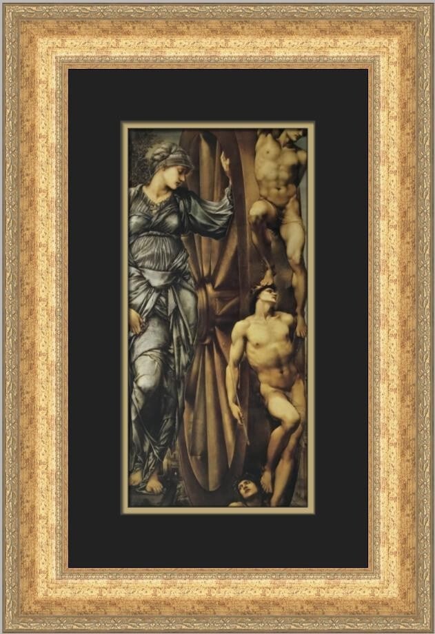 Edward Burne-Jones The Wheel of Fortune Custom Framed Art Print 21x15 (1 of 2)