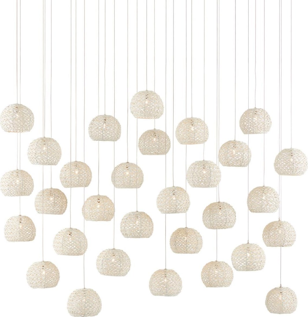 Currey Piero Pendant Light Contemporary Wrought Iron 30 Bulbs Adjustable Height (1 of 4)