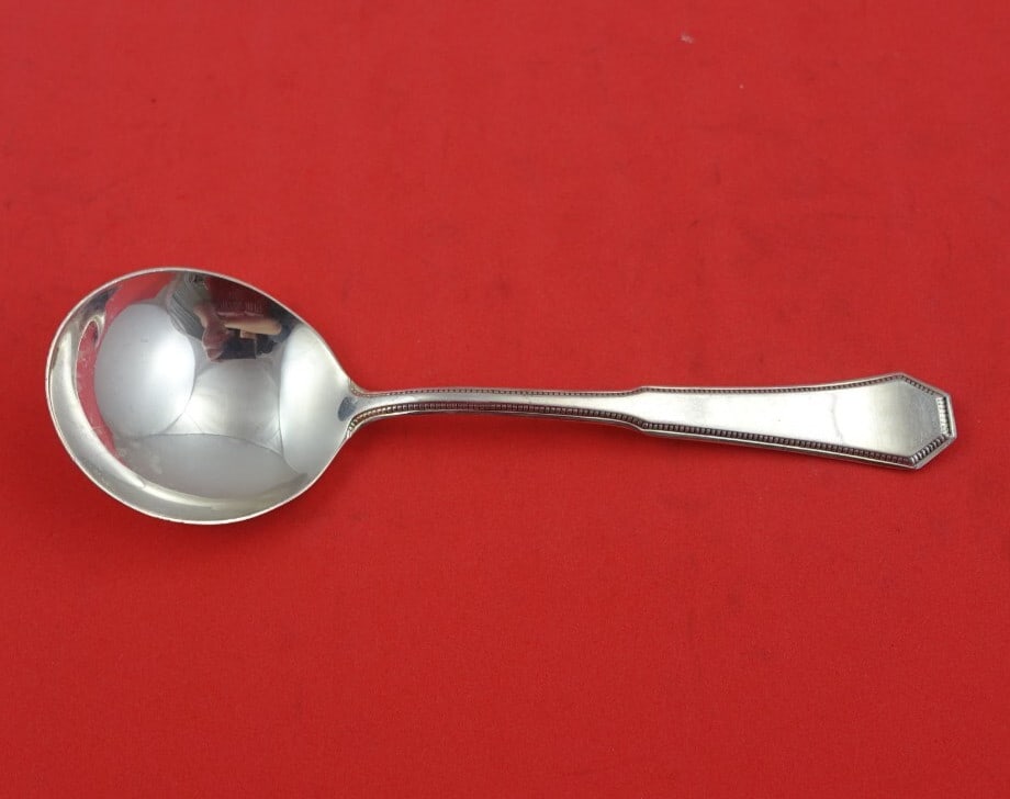 Reed & Barton American Federal Sterling Silver Cream Soup Spoon 6 Inch (1 of 3)