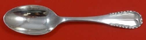 Georg Jensen Viking Number 6 Sterling Silver Serving Spoon 8" (1 of 1)