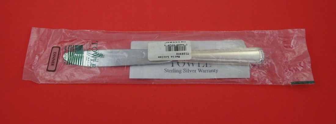 Blackinton Towle Marie Louise Sterling Silver Dinner Knife 9.5" (1 of 2)