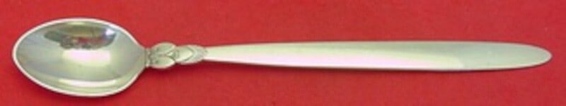 Georg Jensen Cactus Sterling Silver Iced Tea Spoon 7 1/8" (1 of 1)