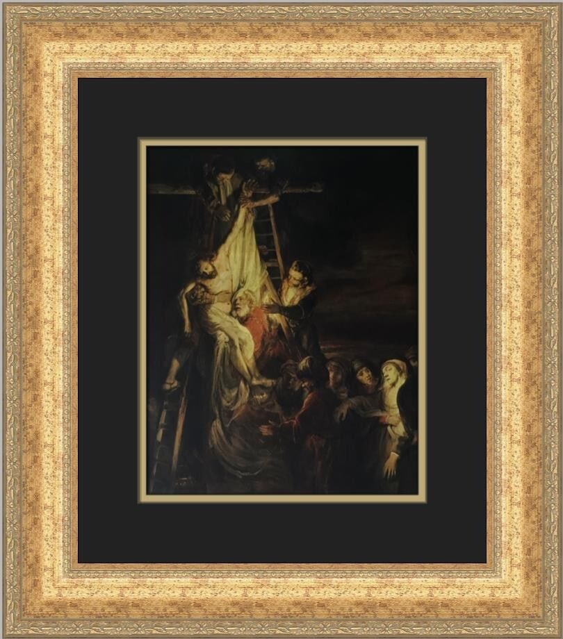 Rembrandt The Descent from the Cross Custom Framed Print 19 x 17 (1 of 2)