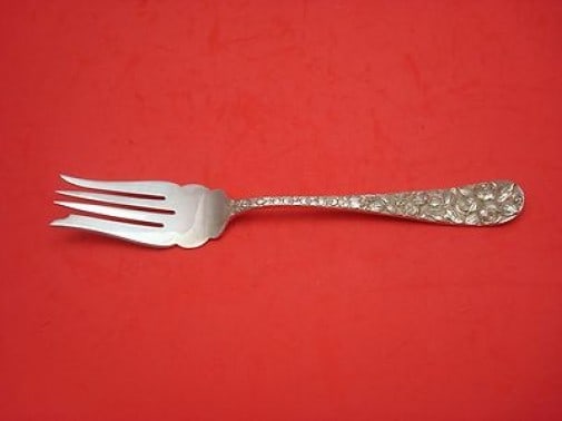 Schofield Baltimore Rose Sterling Silver Cold Meat Fork 8 3/4 Inches (1 of 1)