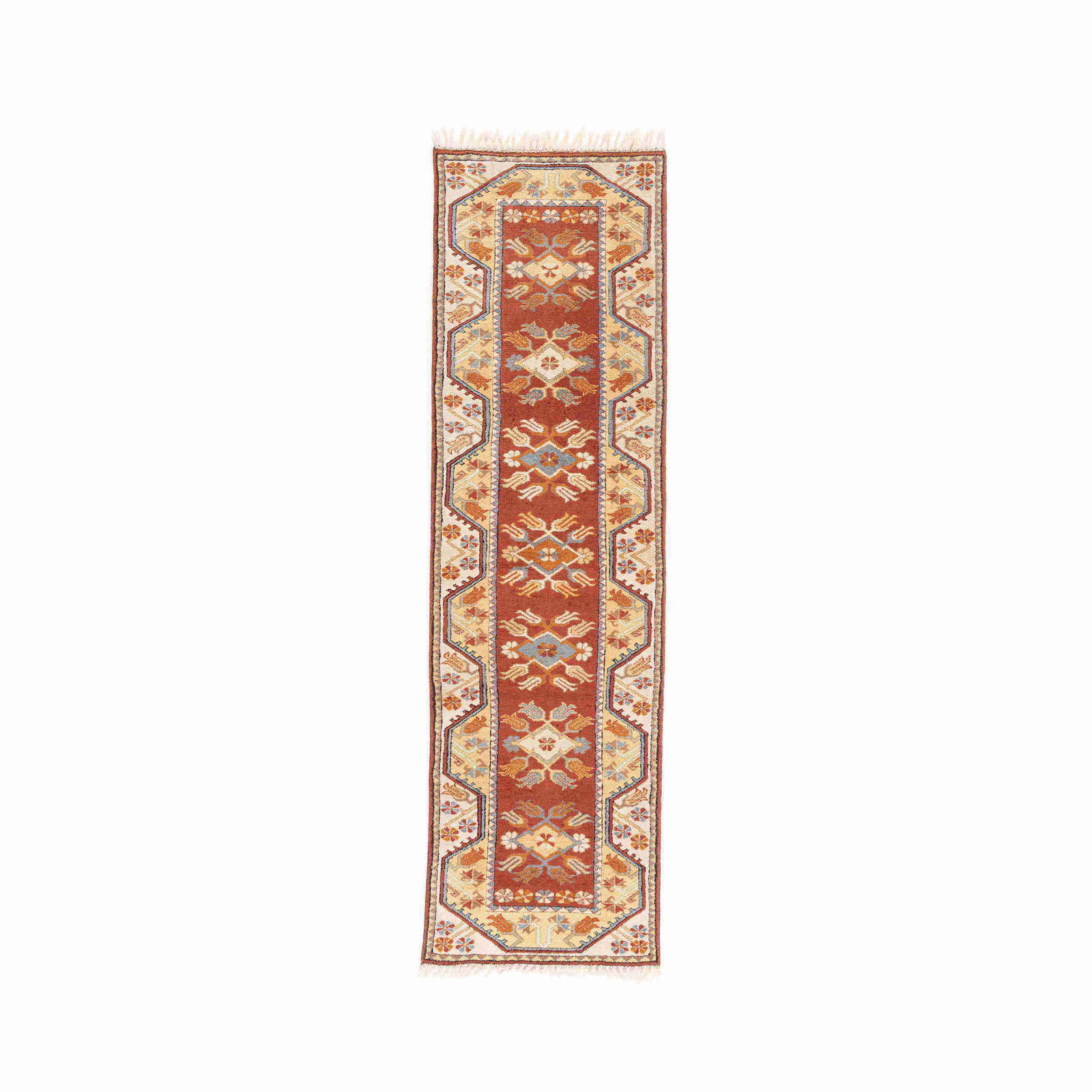 Authentic Milas Handmade Wool Carpet 31.5 x 109.8 Inches (1 of 8)