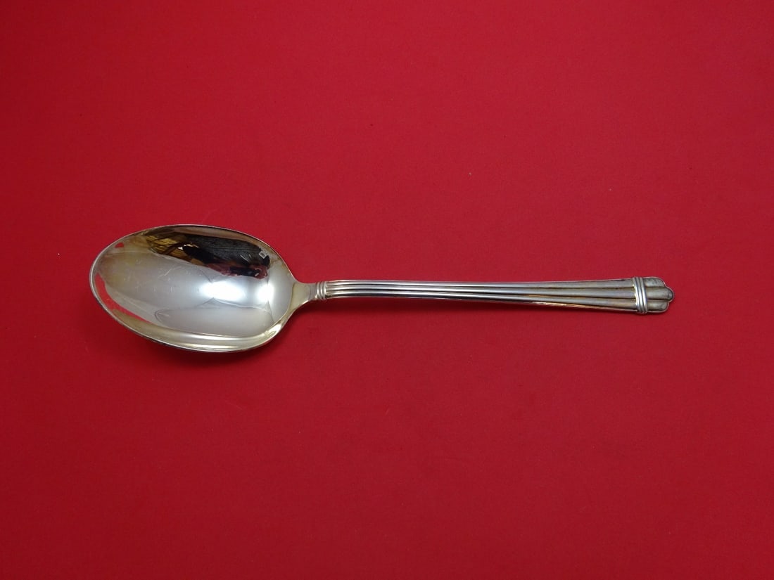 Christofle Aria Silverplate 10 Inch Vegetable Serving Spoon (1 of 1)