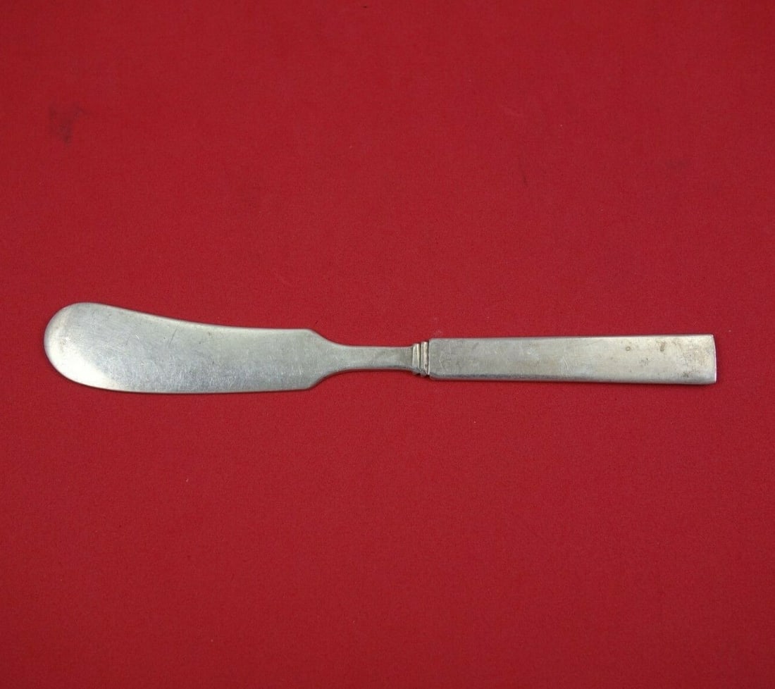 Peter Hertz Blok Sterling Silver 5 7/8" Butter Spreader Flat Handle (1 of 2)