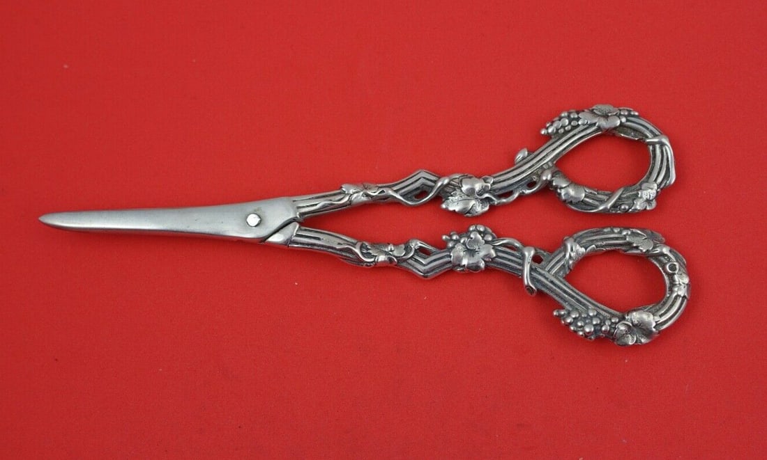 Sterling Silver Grape Shears by Various Makers 7 inches 3.5 ozt (1 of 2)