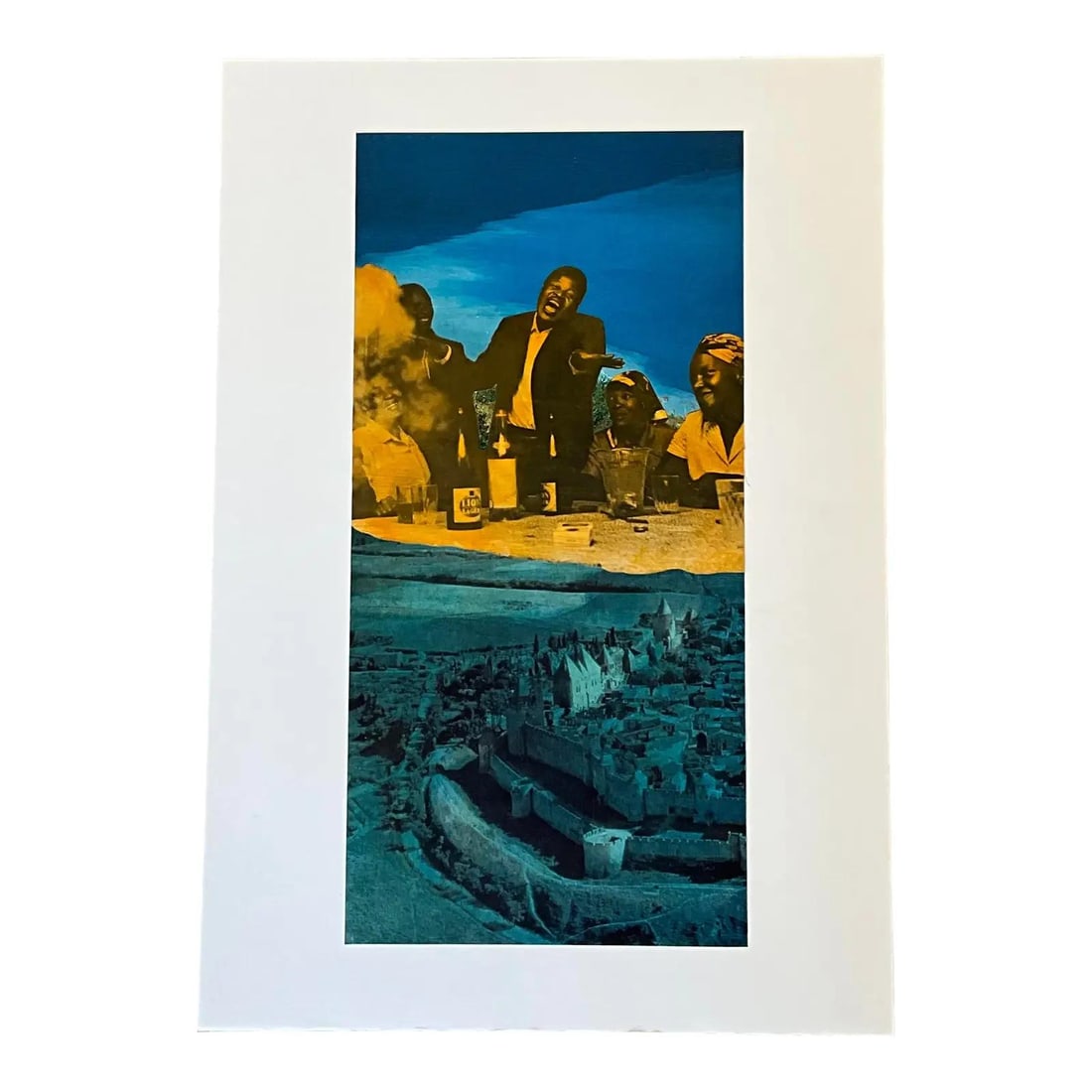 Original Surrealist Boho Collage Artwork on Paper from Late 20th Century (1 of 5)