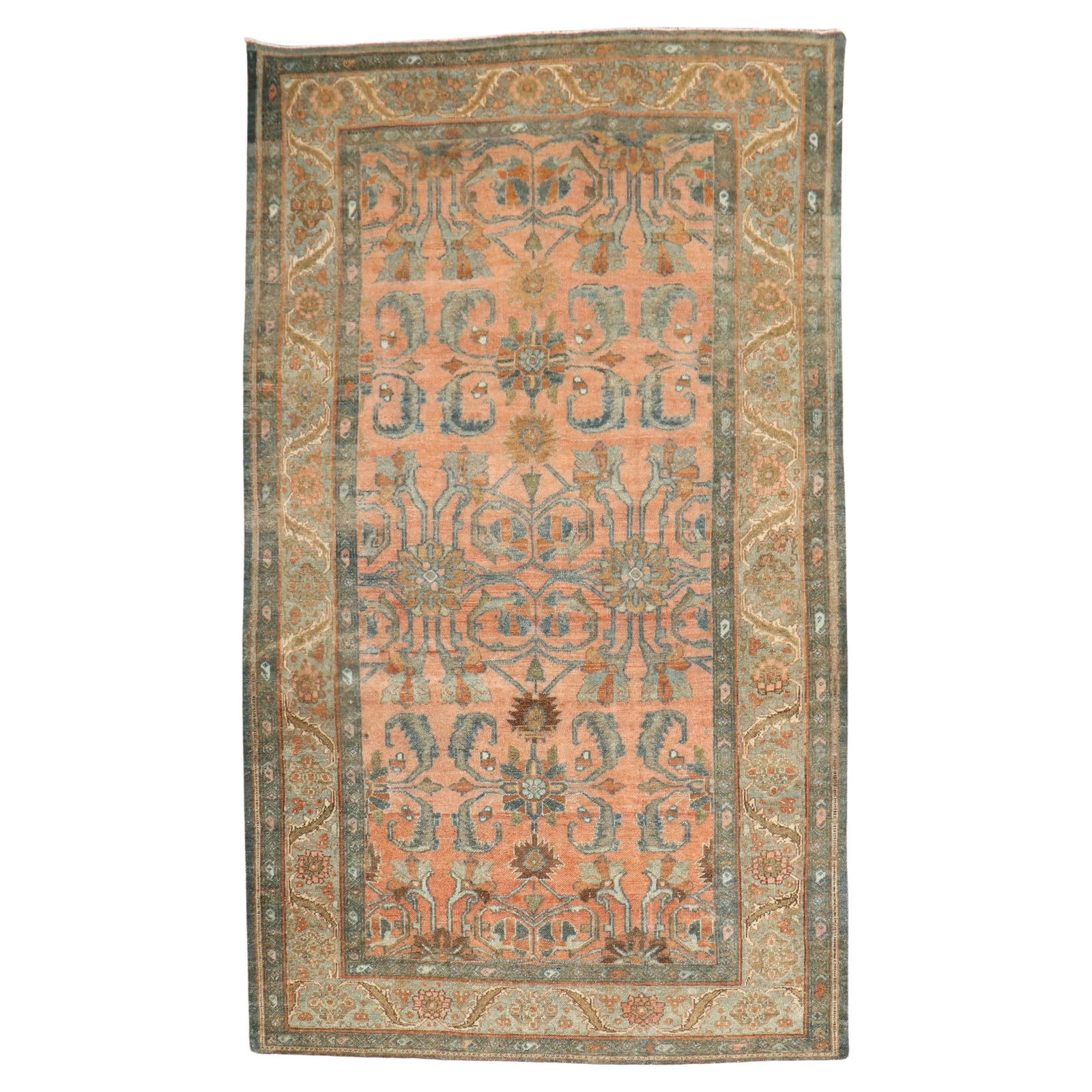 Zabihi Collection Antique Persian Bibikabad Rug Hand-Knotted Wool 50 x 81 in (1 of 11)