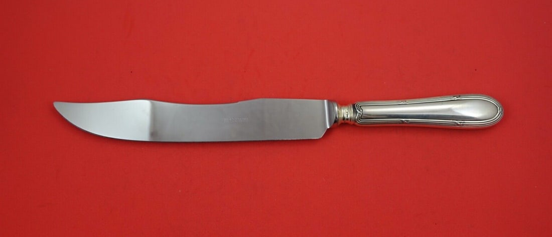 Buccellati Parma Sterling Silver Roast Carving Knife 13 Inch (1 of 2)